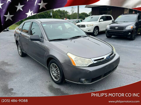 2011 Ford Focus for sale at PHILIP'S MOTOR CO INC in Haleyville AL