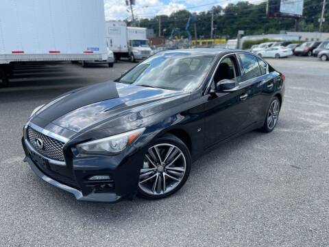 2014 Infiniti Q50 for sale at Giordano Auto Sales in Hasbrouck Heights NJ