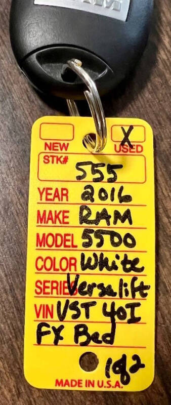 2016 RAM 5500