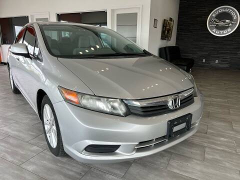 2012 Honda Civic for sale at Evolution Autos in Whiteland IN