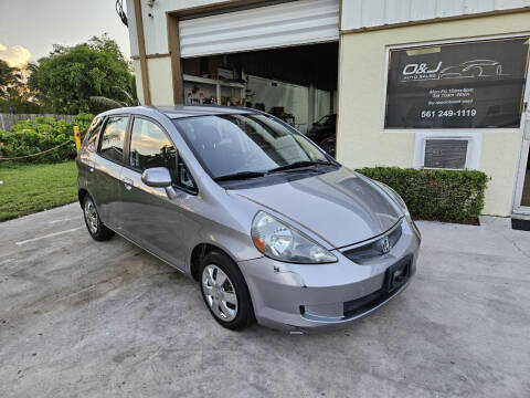 2007 Honda Fit for sale at O & J Auto Sales in Royal Palm Beach FL