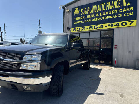 2004 Chevrolet Silverado 1500 for sale at Sugarland Auto Finance in Houston TX