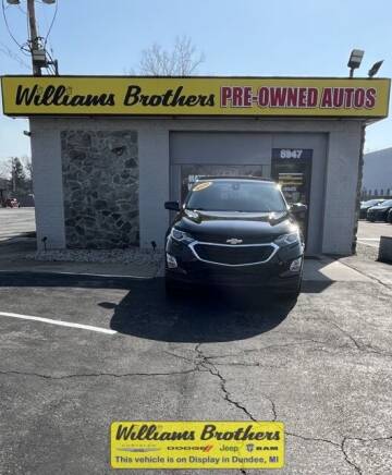 2020 Chevrolet Equinox for sale at Williams Brothers Pre-Owned Monroe in Monroe MI