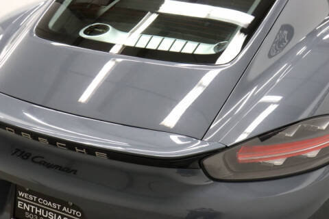 2018 Porsche 718 Cayman