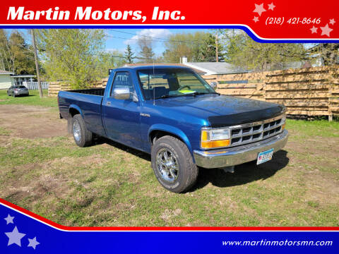 1991 Dodge Dakota for sale at Martin Motors, Inc. in Chisholm MN