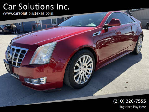 2014 Cadillac CTS for sale at Car Solutions Inc. in San Antonio TX