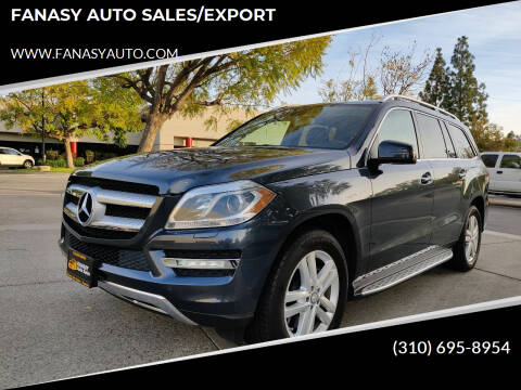 2013 Mercedes-Benz GL-Class for sale at FANASY AUTO SALES/EXPORT in Yorba Linda CA