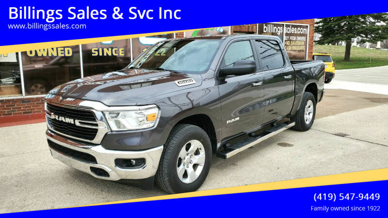 2019 RAM Ram Pickup 1500 for sale at Billings Sales & Svc Inc in Clyde OH