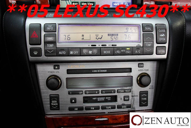 2005 Lexus SC 430