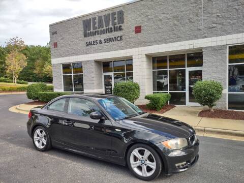 2011 BMW 1 Series for sale at Weaver Motorsports Inc in Cary NC