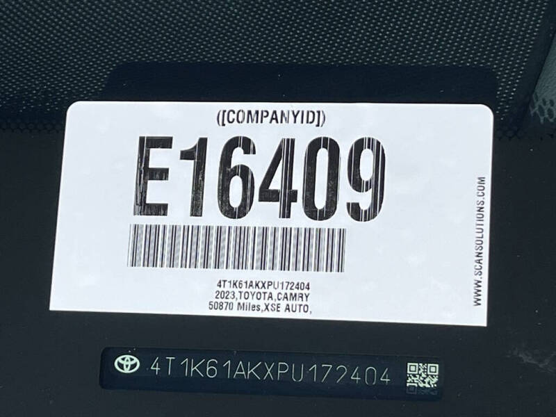 2023 Toyota Camry XSE