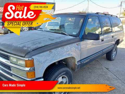 1993 Chevrolet Suburban for sale at Cars Made Simple in Union MO