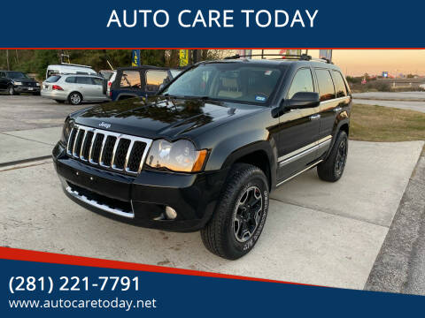 2008 Jeep Grand Cherokee for sale at AUTO CARE TODAY in Spring TX