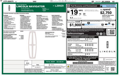 2018 Lincoln Navigator Select