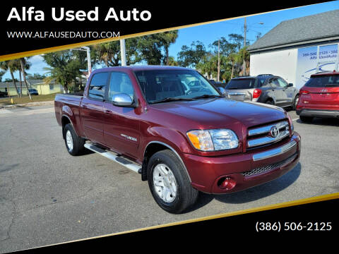 2006 Toyota Tundra for sale at Alfa Used Auto in Holly Hill FL