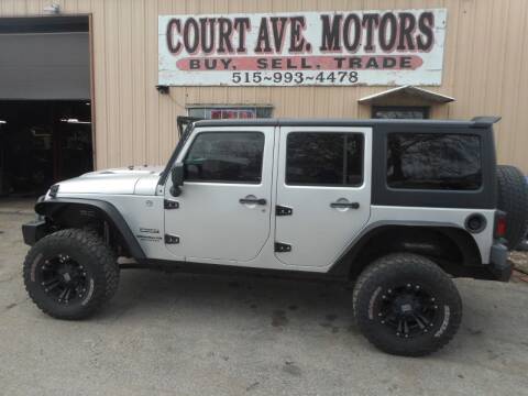 2011 Jeep Wrangler Unlimited for sale at Court Avenue Motors in Adel IA