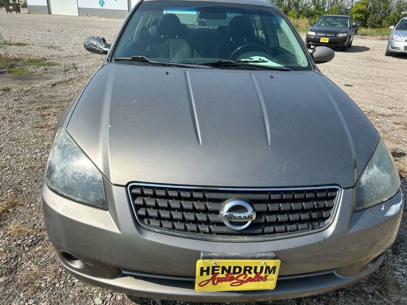 2006 Nissan Altima for sale at HENDRUM AUTO SALES LLC in Hendrum MN