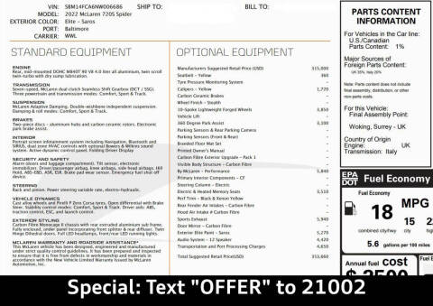 2022 McLaren 720S Spider Performance