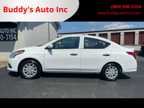 2017 Nissan Versa for sale at Buddy's Auto Inc in Pendleton SC