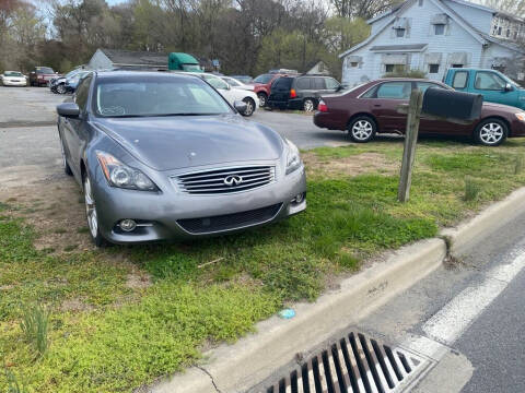 2013 Infiniti G37 Coupe for sale at Marino's Auto Sales in Laurel DE