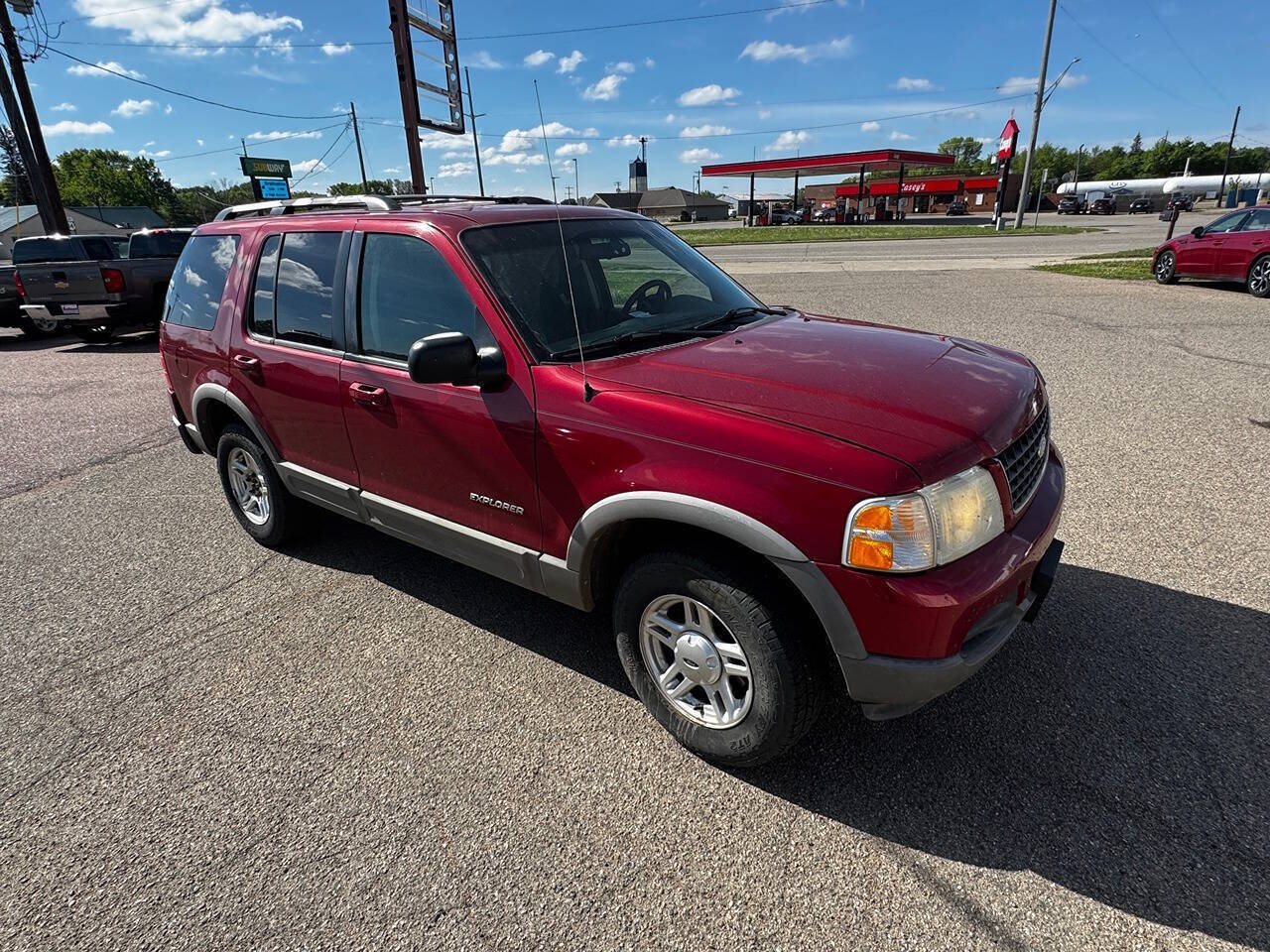 Red 2002 Ford Explorer XLT 4dr XLT 4WD SUV 1