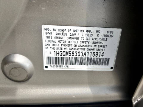 2003 Honda Accord LX