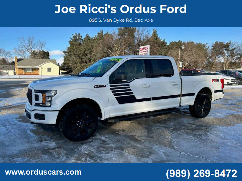 2019 Ford F-150 for sale at Joe Ricci's Ordus Ford in Bad Axe MI