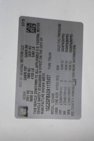 2010 Chevrolet Express 2500