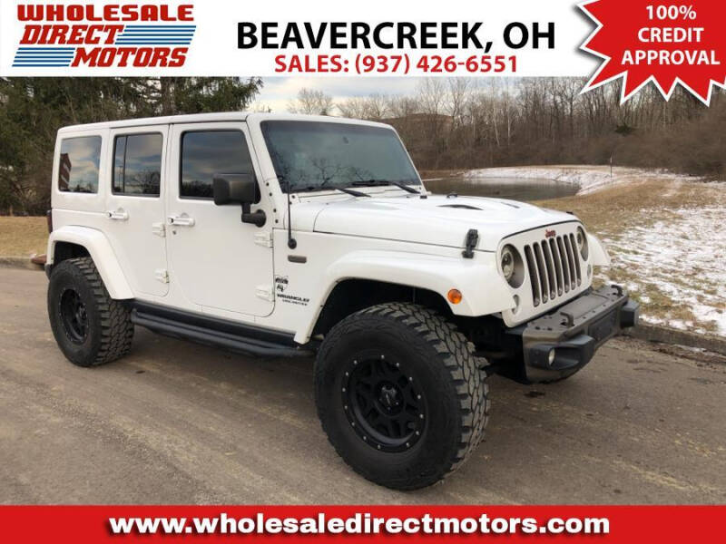 2016 Jeep Wrangler Unlimited for sale at WHOLESALE DIRECT MOTORS in Beavercreek OH