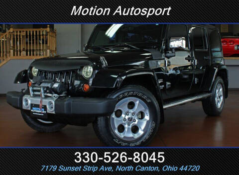 2012 Jeep Wrangler Unlimited for sale at Motion Auto Sport in North Canton OH