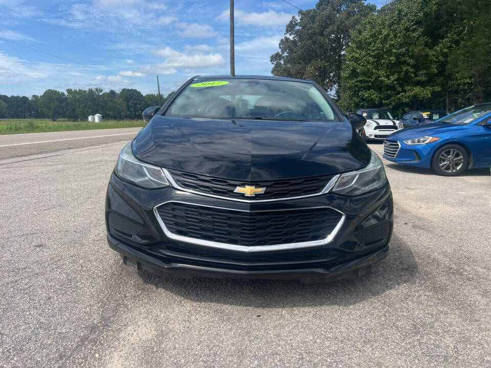 2017 Chevrolet Cruze for sale at EAST CAROLINA AUTO GROUP LLC in Wilson, NC