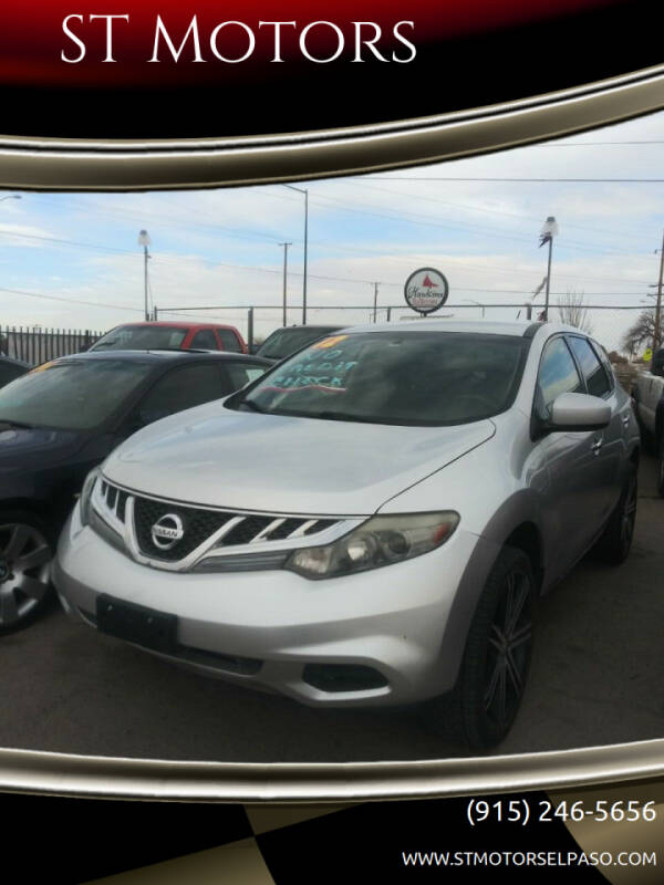 2012 Nissan Murano for sale at ST Motors in El Paso TX