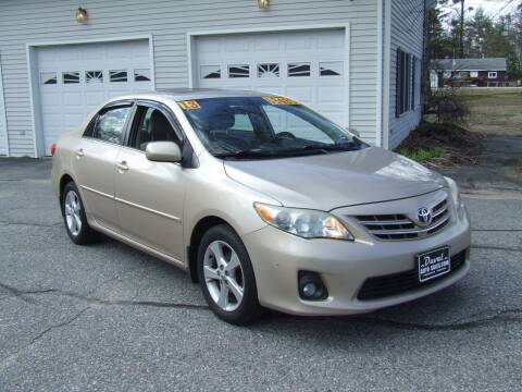 2013 Toyota Corolla for sale at DUVAL AUTO SALES in Turner ME