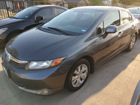 2012 Honda Civic for sale at Auto Haus Imports in Grand Prairie TX