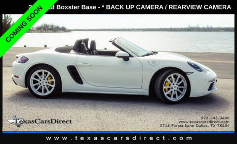 2019 Porsche 718 Boxster
