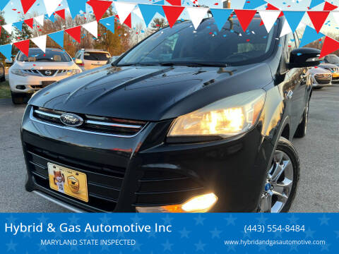 2013 Ford Escape for sale at Hybrid & Gas Automotive Inc in Aberdeen MD