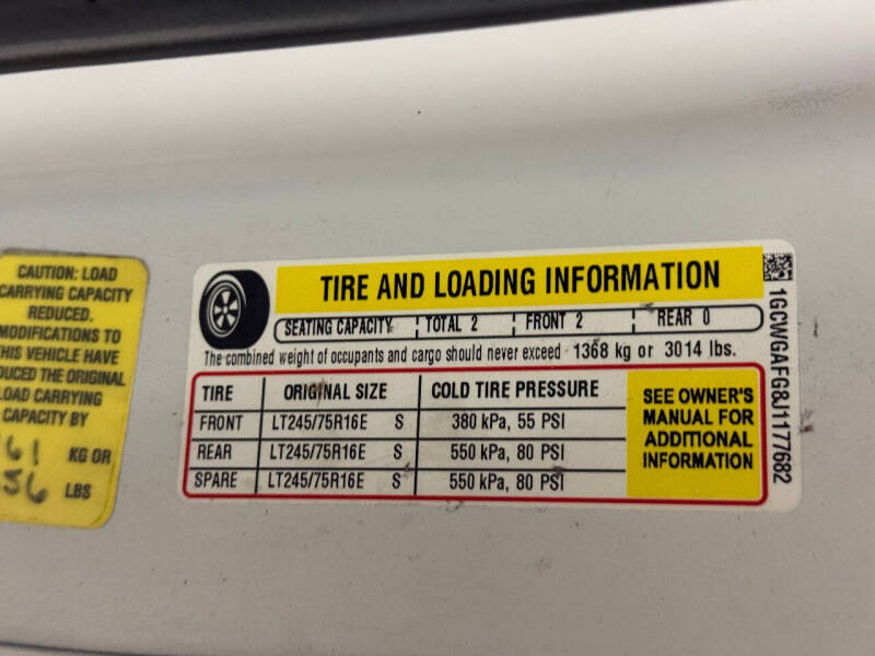 2018 Chevrolet Express 2500