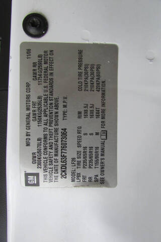 2007 Pontiac Torrent