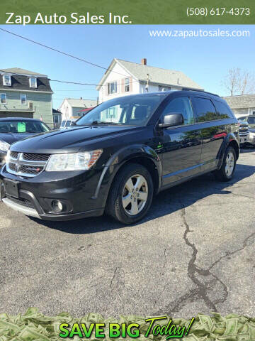 2012 Dodge Journey for sale at Zap Auto Sales Inc. in Fall River MA