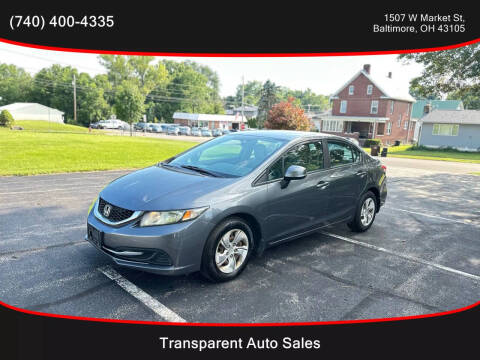 2013 Honda Civic for sale at Transparent Auto Sales LLC in Baltimore OH