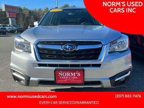 2018 Subaru Forester for sale at NORM'S USED CARS INC in Wiscasset ME
