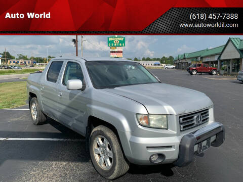 2007 Honda Ridgeline for sale at Auto World in Carbondale IL