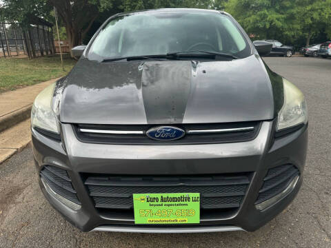 2014 Ford Escape for sale at Euro Automotive LLC in Falls Church VA