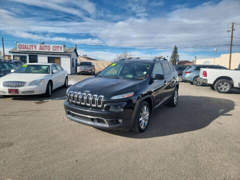 2014 Jeep Cherokee for sale at Quality Auto City Inc. in Laramie WY