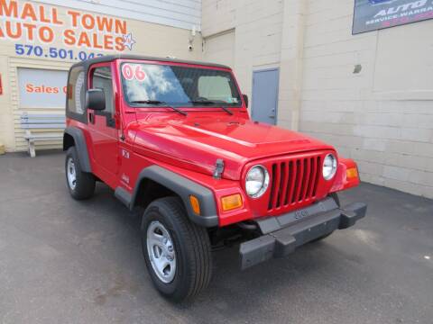 2006 Jeep Wrangler for sale at Small Town Auto Sales in Hazleton PA