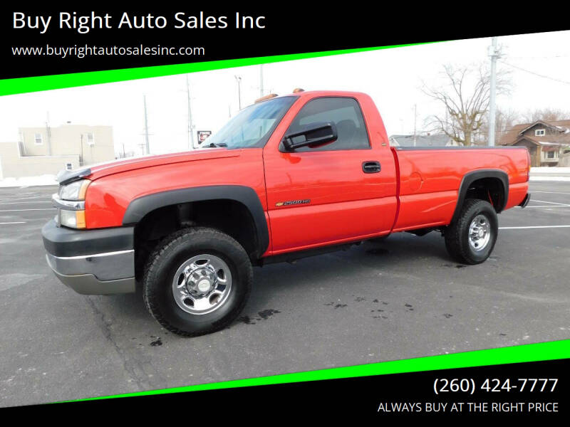 2004 Chevrolet Silverado 2500HD for sale at Buy Right Auto Sales Inc in Fort Wayne IN