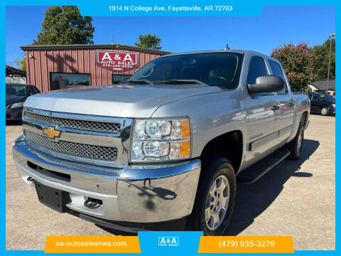 2013 Chevrolet Silverado 1500 for sale at A & A Auto Sales in Fayetteville AR