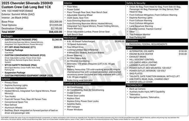 2025 Chevrolet Silverado 2500HD