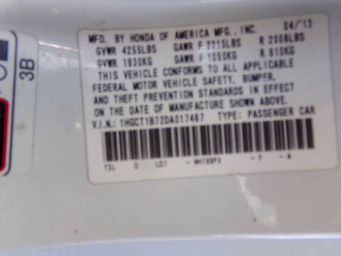 2013 Honda Accord EX