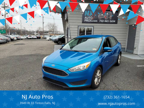 2015 Ford Focus for sale at NJ Auto Pros in Tinton Falls NJ